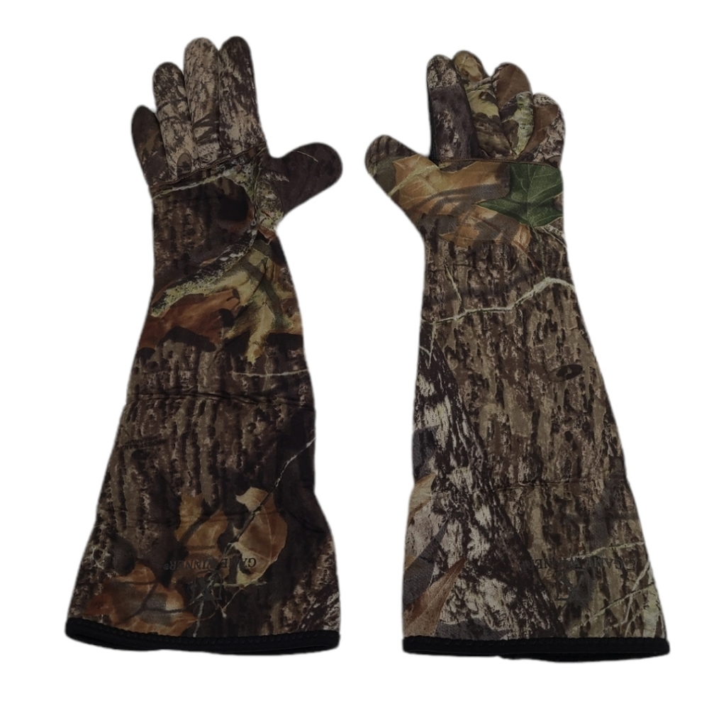 Game Winner Decoy Elbow Length Camo Hunting Gloves Textured Grip Men's Size M/L